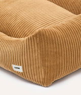 Senffarbenes Cord-Hundebett | Snozy