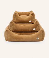 Senffarbenes Cord-Hundebett | Snozy