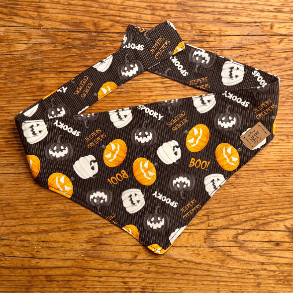 Hundehalstuch | Gruselfell | Halloween | Baumwolle | Liebesfell