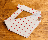 Hundehalstuch | Fell in Love – Herzkollektion | Liebesfell