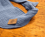Hundehalstuch | Knalltüte - Taubenblau |  Musselin |  Liebesfell