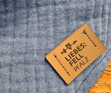Hundehalstuch | Knalltüte - Taubenblau |  Musselin |  Liebesfell