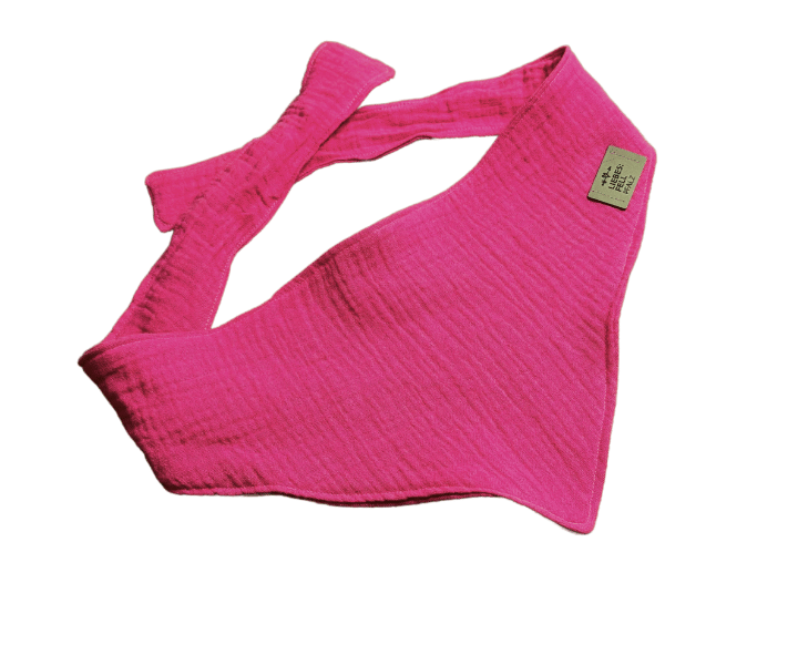 Hundehalstuch | Knalltüte - Pinke Diva |  Musselin |  Liebesfell
